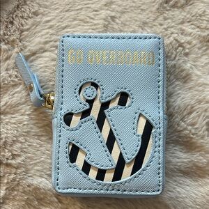 Kate Spade Blue Anchor Card Holder